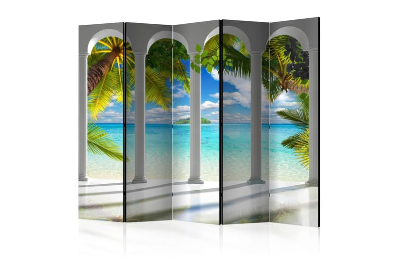 SEA BEHIND COLUMNS Rumsavdelare 225x172 cm - Artgeist sp. z o. o. - Inredning & dekor - Dekor & inredningsdetaljer - Rumsavdelare