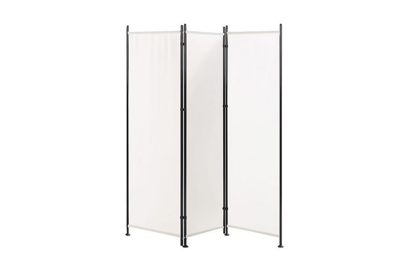 Skärmvägg 5 paneler 270 x 170 cm vit NARNI - Rumsavdelare