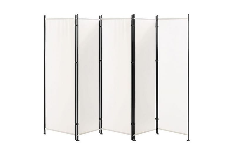 Skärmvägg 5 paneler 270 x 170 cm vit NARNI - Vit - Inredning & dekor - Dekor & inredningsdetaljer - Rumsavdelare