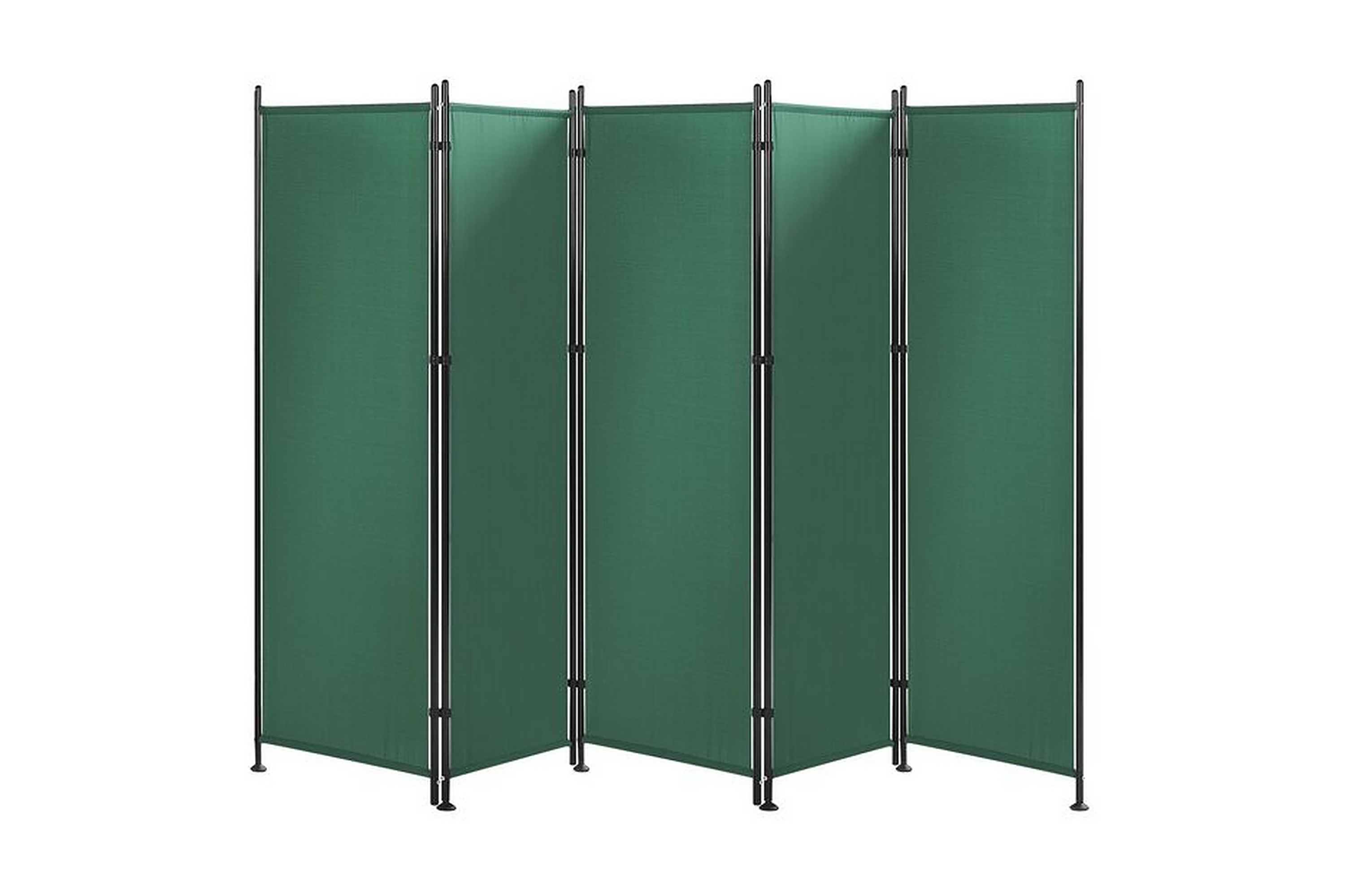 Skärmvägg 5 paneler 270 x 170 cm grön NARNI – Grön