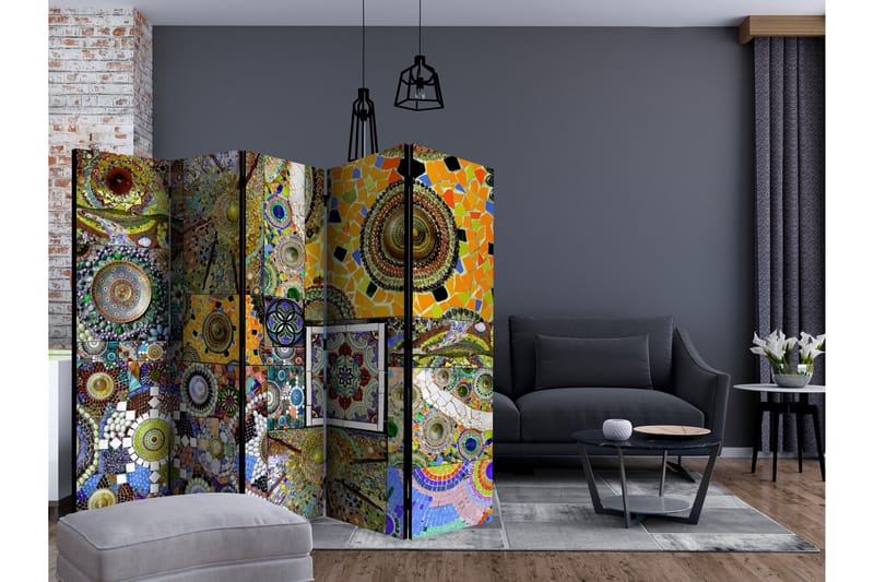 SOLAR MOSAIC Rumsavdelare 225x172 cm - Artgeist sp. z o. o. - Inredning & dekor - Dekor & inredningsdetaljer - Rumsavdelare