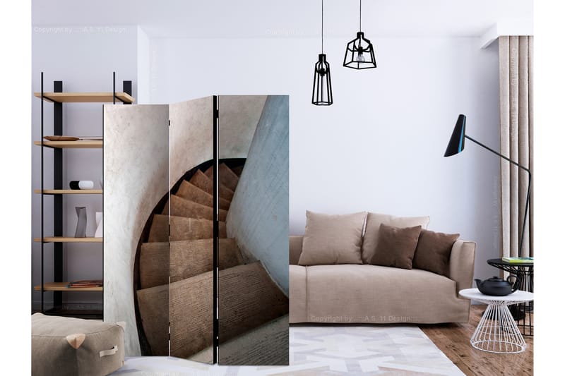 SPIRAL STAIRS Rumsavdelare 135x172 cm - Artgeist sp. z o. o. - Inredning & dekor - Dekor & inredningsdetaljer - Rumsavdelare