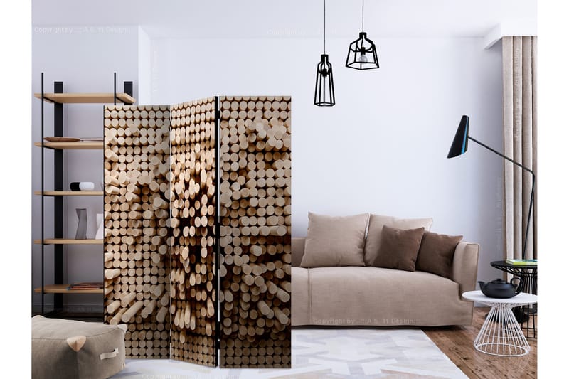 STICK PUZZLE Rumsavdelare 135x172 cm - Artgeist sp. z o. o. - Inredning & dekor - Dekor & inredningsdetaljer - Rumsavdelare