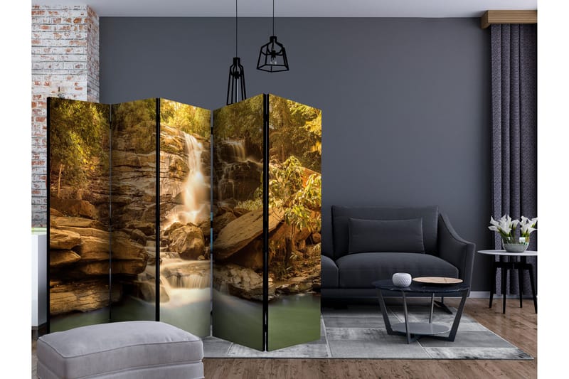Rumsavdelare - Sunny Waterfall II 225x172 - Artgeist sp. z o. o. - Inredning & dekor - Dekor & inredningsdetaljer - Rumsavdelare