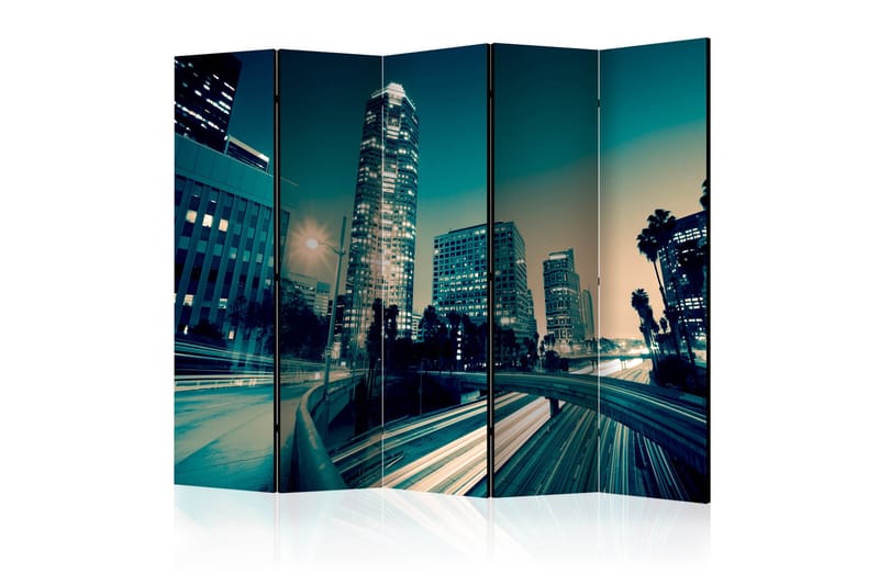 THE STREETS OF LOS ANGELES Rumsavdelare 225x172 cm, Artgeist sp. z o. o.