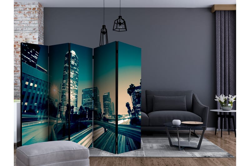 THE STREETS OF LOS ANGELES Rumsavdelare 225x172 cm - Artgeist sp. z o. o. - Inredning & dekor - Dekor & inredningsdetaljer - Rumsavdelare