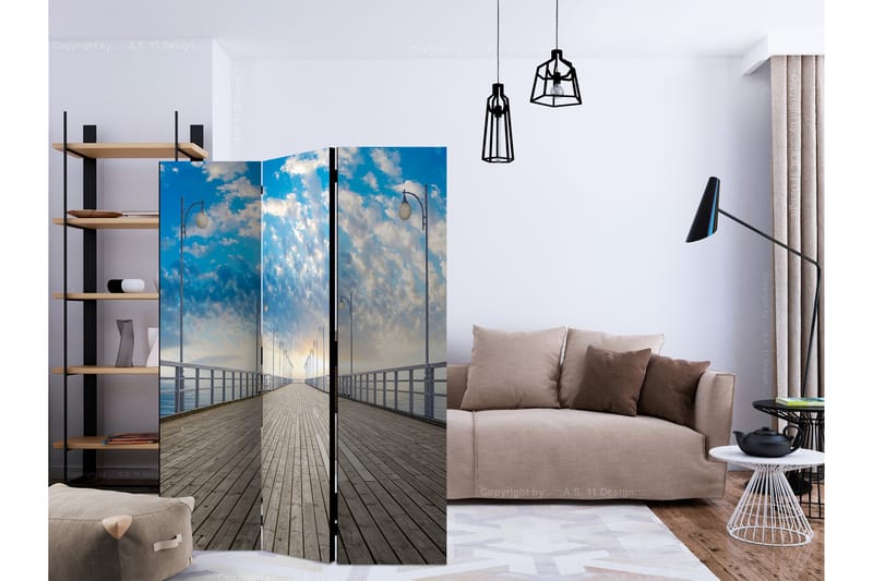 THE PIER Rumsavdelare 135x172 cm - Artgeist sp. z o. o. - Inredning & dekor - Dekor & inredningsdetaljer - Rumsavdelare