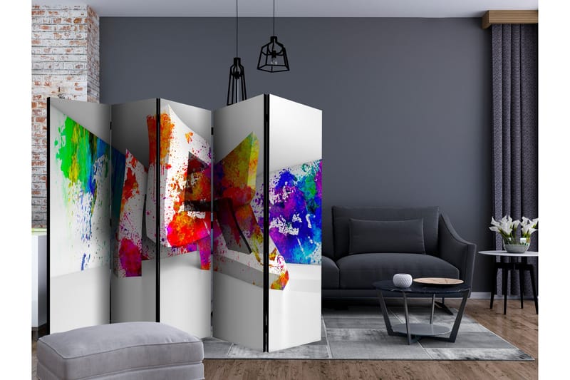 THREE-DIMENSIONAL SHAPES Rumsavdelare 225x172 cm - Artgeist sp. z o. o. - Inredning & dekor - Dekor & inredningsdetaljer - Rumsavdelare