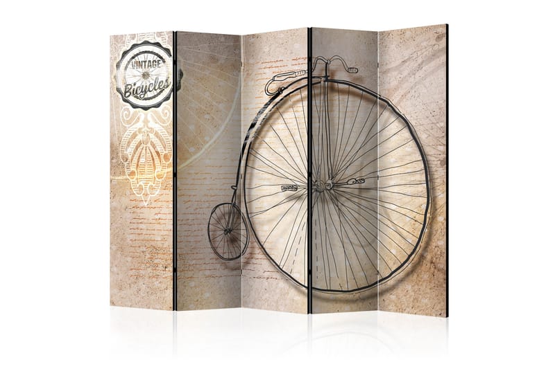 VINTAGE BICYCLES SEPIA Rumsavdelare 225x172 cm - Artgeist sp. z o. o. - Inredning & dekor - Dekor & inredningsdetaljer - Rumsavdelare