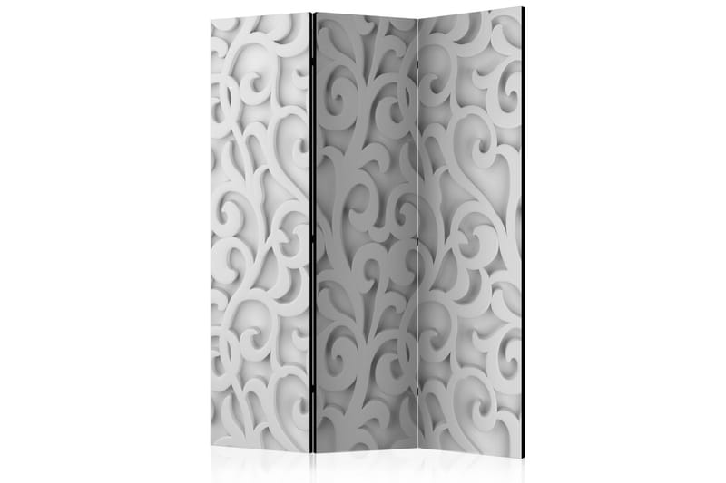 WHITE ORNAMENT Rumsavdelare 135x172 cm, Artgeist sp. z o. o.