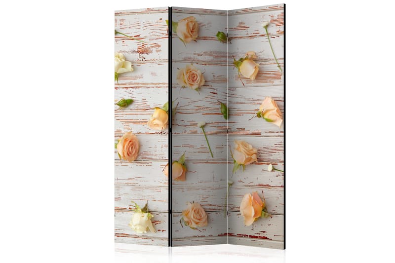 WOOD & ROSES Rumsavdelare 135x172 cm - Artgeist sp. z o. o. - Inredning & dekor - Dekor & inredningsdetaljer - Rumsavdelare