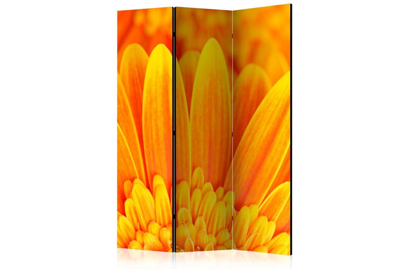 Rumsavdelare - Yellow gerbera daisies 135x172, Artgeist sp. z o. o.