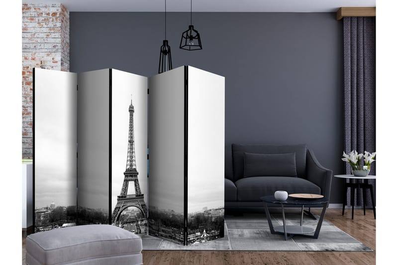 Rumsavdelare - Paris: black and white photography 225x172 - Artgeist sp. z o. o. - Inredning & dekor - Dekor & inredningsdetaljer - Rumsavdelare