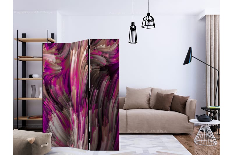 Rumsavdelare - Purple Energy 135x172 - Artgeist sp. z o. o. - Inredning & dekor - Dekor & inredningsdetaljer - Rumsavdelare