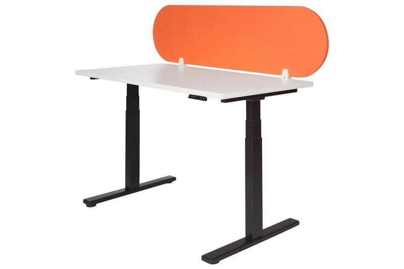 Skiljevägg för skrivbord Sparky Orange, 160x1x40 cm - Orange, 160x1x40 cm - Inredning & dekor - Dekor & inredningsdetaljer - Rumsavdelare