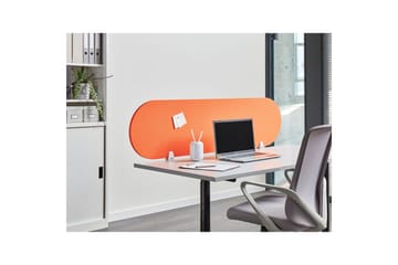 Skiljevägg för skrivbord Sparky Orange, 160x1x40 cm - Orange, 160x1x40 cm - Inredning & dekor - Dekor & inredningsdetaljer - Rumsavdelare