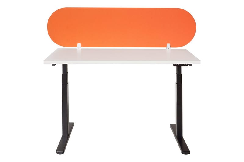 Skiljevägg för skrivbord Sparky Orange, 160x1x40 cm - Orange, 160x1x40 cm - Inredning & dekor - Dekor & inredningsdetaljer - Rumsavdelare