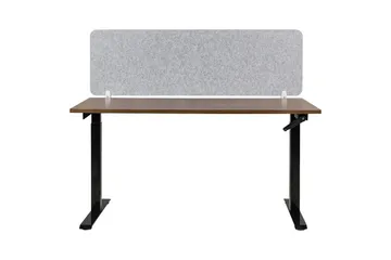Skiljevägg för skrivbord Split Grå, 160x1x50 cm - Grå, 160x1x50 cm - Inredning & dekor - Dekor & inredningsdetaljer - Rumsavdelare