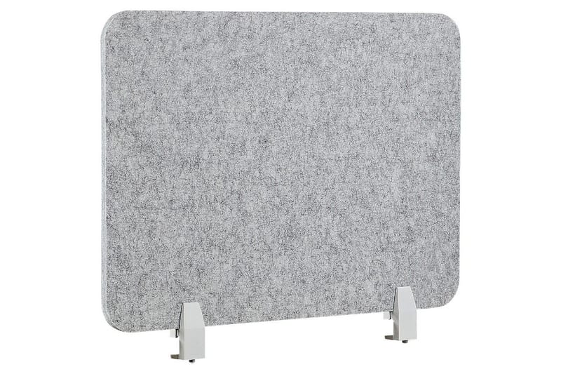 Skiljevägg för skrivbord Split Grå, 72x1x50 cm, Grå, 72x1x50 cm
