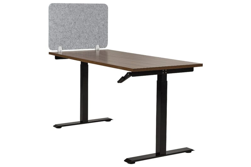 Skiljevägg för skrivbord Split Grå, 72x1x50 cm - Grå, 72x1x50 cm - Inredning & dekor - Dekor & inredningsdetaljer - Rumsavdelare