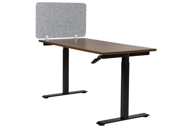 Skiljevägg för skrivbord Split Grå, 80x1x50 cm - Grå, 80x1x50 cm - Inredning & dekor - Dekor & inredningsdetaljer - Rumsavdelare