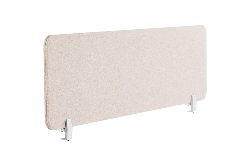 Skiljevägg för skrivbord Wally Beige, 160x2x40 cm, Beige, 160x2x40 cm