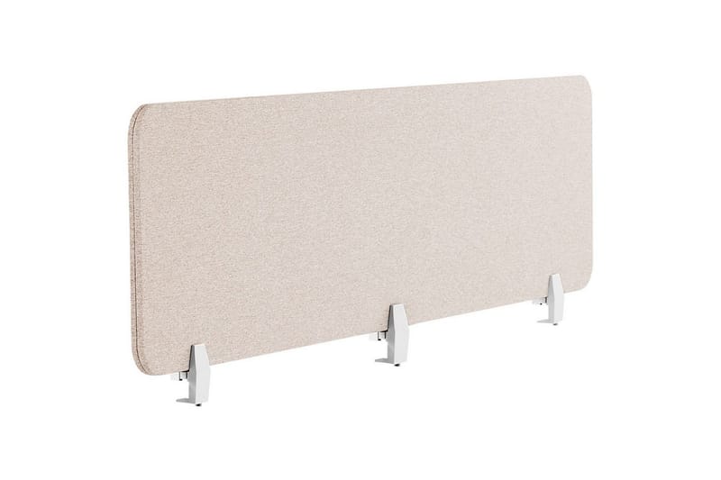 Skiljevägg för skrivbord Wally Beige, 180x2x40 cm - Beige, 180x2x40 cm - Inredning & dekor - Dekor & inredningsdetaljer - Rumsavdelare