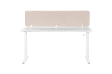 Skiljevägg för skrivbord Wally Beige, 180x2x40 cm - Beige, 180x2x40 cm - Inredning & dekor - Dekor & inredningsdetaljer - Rumsavdelare
