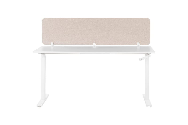 Skiljevägg för skrivbord Wally Beige, 180x2x40 cm - Beige, 180x2x40 cm - Inredning & dekor - Dekor & inredningsdetaljer - Rumsavdelare