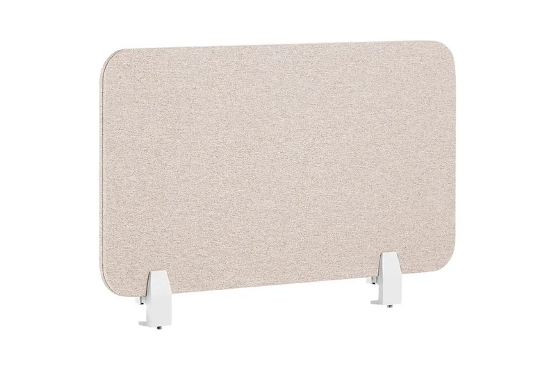 Skiljevägg för skrivbord Wally Beige, 72x2x40 cm, Beige, 72x2x40 cm