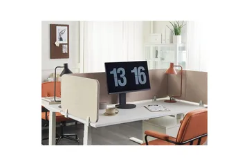 Skiljevägg för skrivbord Wally Beige, 80x2x40 cm - Beige, 80x2x40 cm - Inredning & dekor - Dekor & inredningsdetaljer - Rumsavdelare