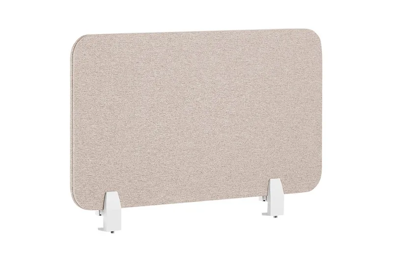Skiljevägg för skrivbord Wally Beige, 80x2x40 cm - Beige, 80x2x40 cm - Inredning & dekor - Dekor & inredningsdetaljer - Rumsavdelare