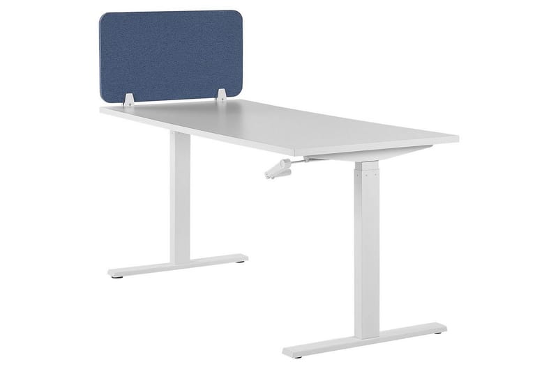 Skiljevägg för skrivbord Wally Blå, 80x2x40 cm - Blå, 80x2x40 cm - Inredning & dekor - Dekor & inredningsdetaljer - Rumsavdelare
