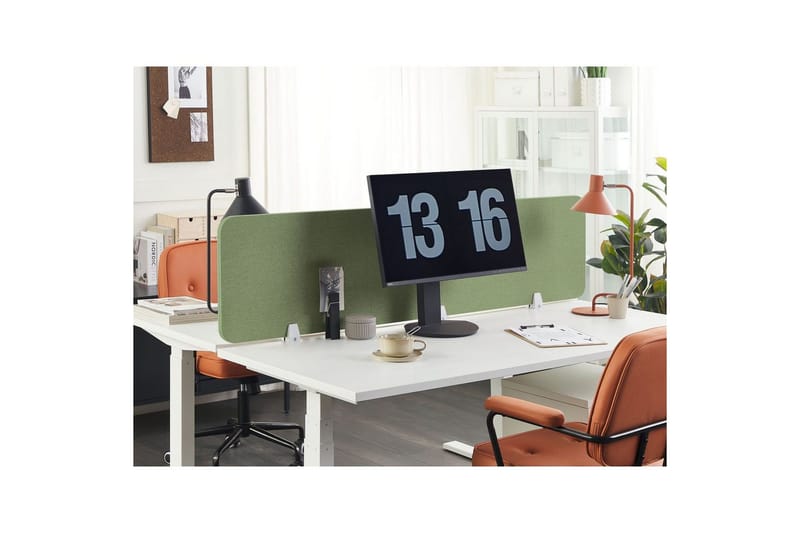 Skiljevägg för skrivbord Wally Grön, 180x2x40 cm - Grön, 180x2x40 cm - Inredning & dekor - Dekor & inredningsdetaljer - Rumsavdelare