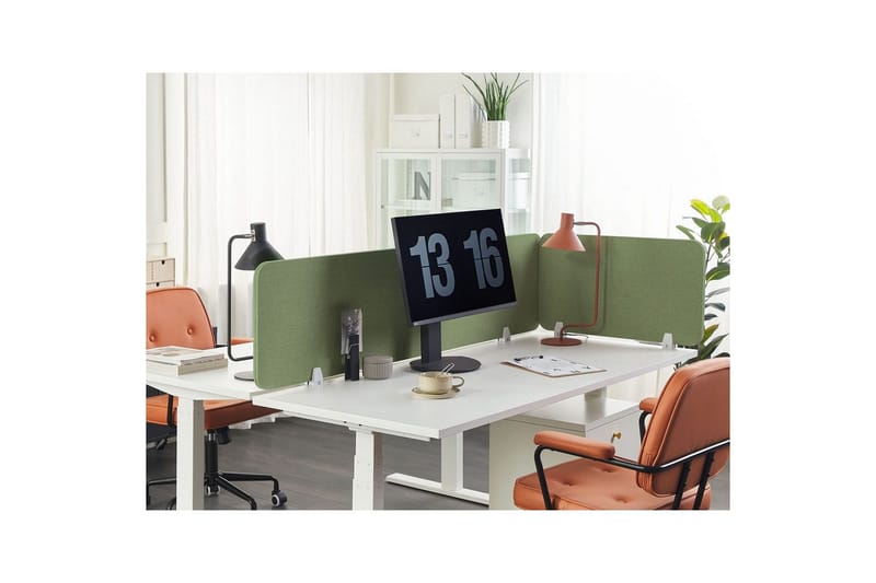 Skiljevägg för skrivbord Wally Grön, 72x2x40 cm - Grön, 72x2x40 cm - Inredning & dekor - Dekor & inredningsdetaljer - Rumsavdelare