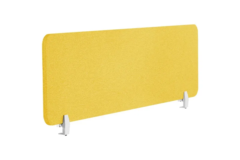 Skiljevägg för skrivbord Wally Gul, 160x2x40 cm - Gul, 160x2x40 cm - Inredning & dekor - Dekor & inredningsdetaljer - Rumsavdelare