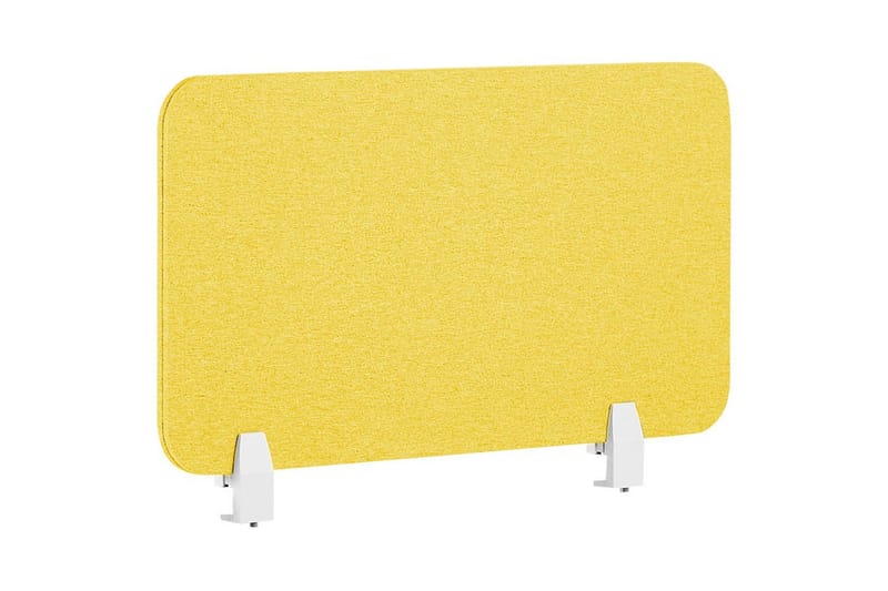 Skiljevägg för skrivbord Wally Gul, 80x2x40 cm, Gul, 80x2x40 cm