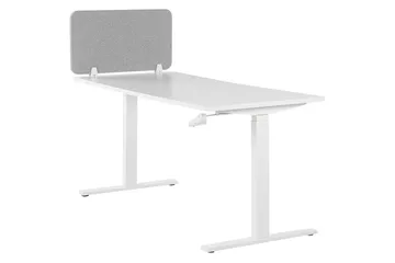 Skiljevägg för skrivbord Wally Ljusgrå, 72x2x40 cm - Ljusgrå, 72x2x40 cm - Inredning & dekor - Dekor & inredningsdetaljer - Rumsavdelare