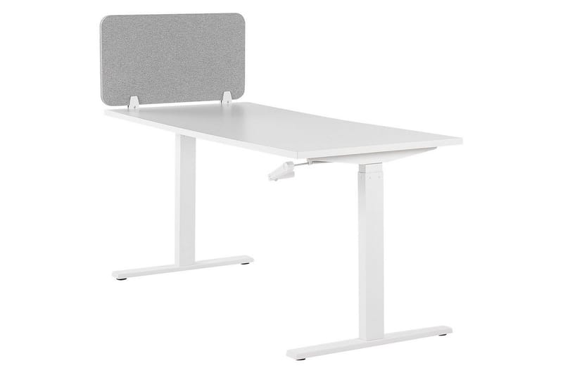 Skiljevägg för skrivbord Wally Ljusgrå, 72x2x40 cm - Ljusgrå, 72x2x40 cm - Inredning & dekor - Dekor & inredningsdetaljer - Rumsavdelare