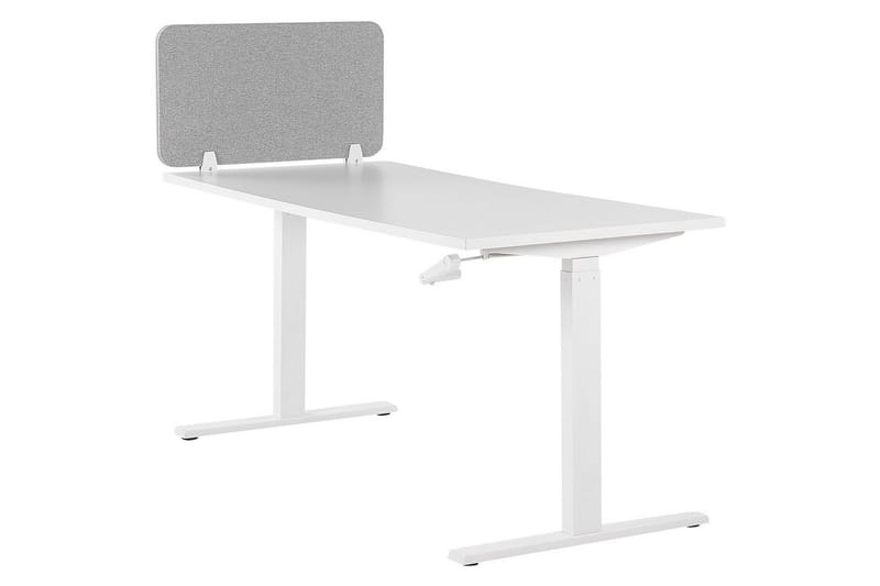 Skiljevägg för skrivbord Wally Ljusgrå, 80x2x40 cm - Ljusgrå, 80x2x40 cm - Inredning & dekor - Dekor & inredningsdetaljer - Rumsavdelare