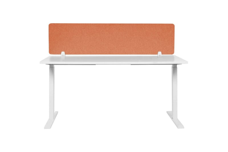 Skiljevägg för skrivbord Wally Röd, 130x2x40 cm - Röd, 130x2x40 cm - Inredning & dekor - Dekor & inredningsdetaljer - Rumsavdelare