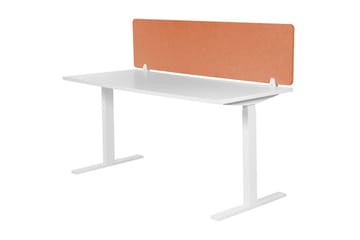 Skiljevägg för skrivbord Wally Röd, 130x2x40 cm - Röd, 130x2x40 cm - Inredning & dekor - Dekor & inredningsdetaljer - Rumsavdelare