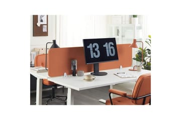 Skiljevägg för skrivbord Wally Röd, 130x2x40 cm - Röd, 130x2x40 cm - Inredning & dekor - Dekor & inredningsdetaljer - Rumsavdelare