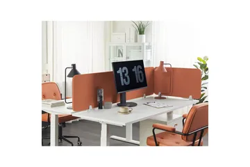 Skiljevägg för skrivbord Wally Röd, 72x2x40 cm - Röd, 72x2x40 cm - Inredning & dekor - Dekor & inredningsdetaljer - Rumsavdelare