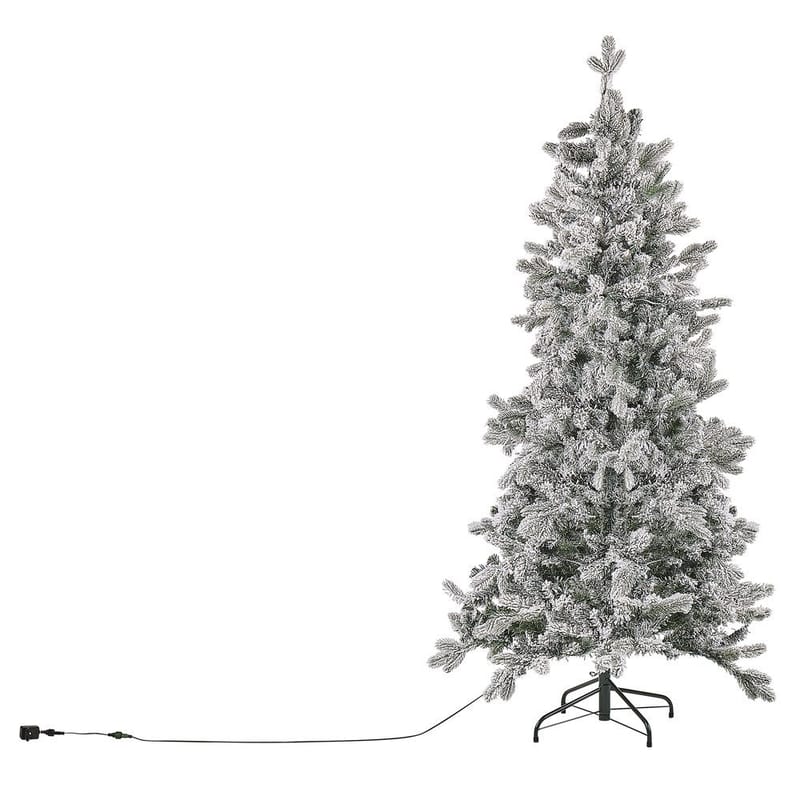 Tatlow Snöig Plastgran 180 cm med Belysning - Grön|Vit - Inredning & dekor - Julpynt & helgdekoration - Julpynt & juldekoration - Plastgran