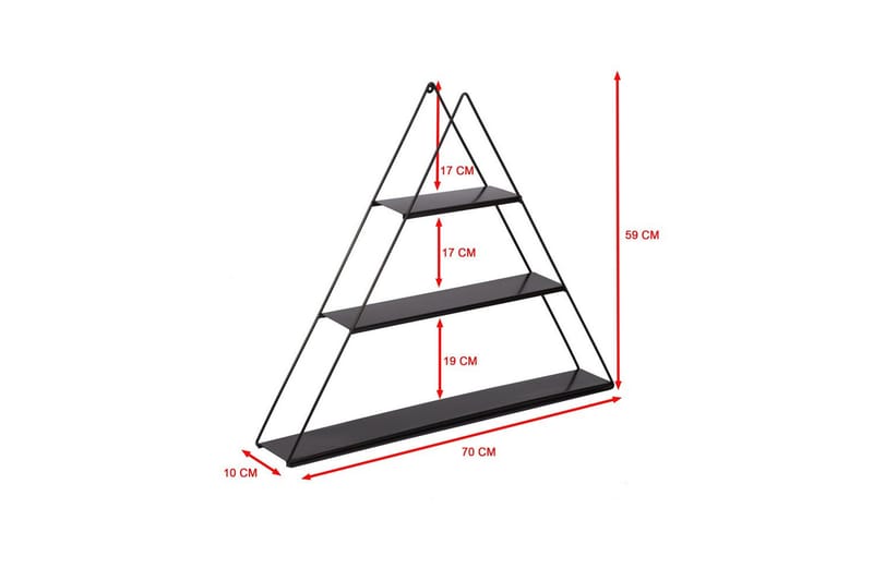 Teric Vikvägg 60 cm - Svart - Inredning & dekor - Dekor & inredningsdetaljer - Rumsavdelare