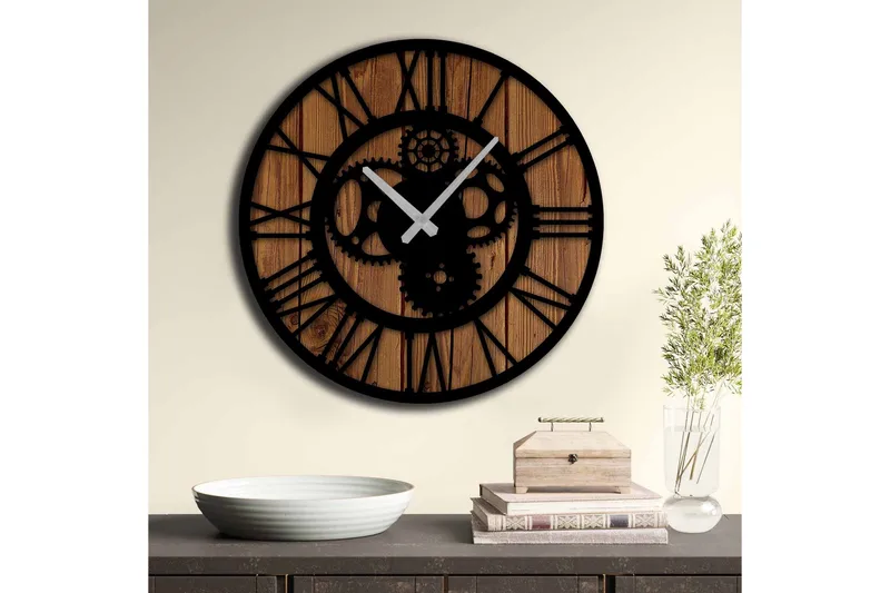 Väggdekor MDF Klocka - Inredning & dekor - Dekor & inredningsdetaljer