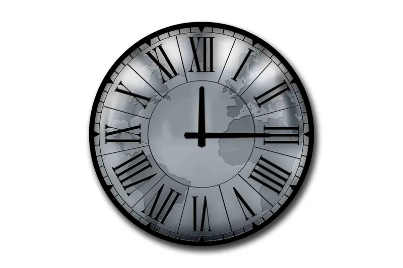 Väggdekor MDF Klocka