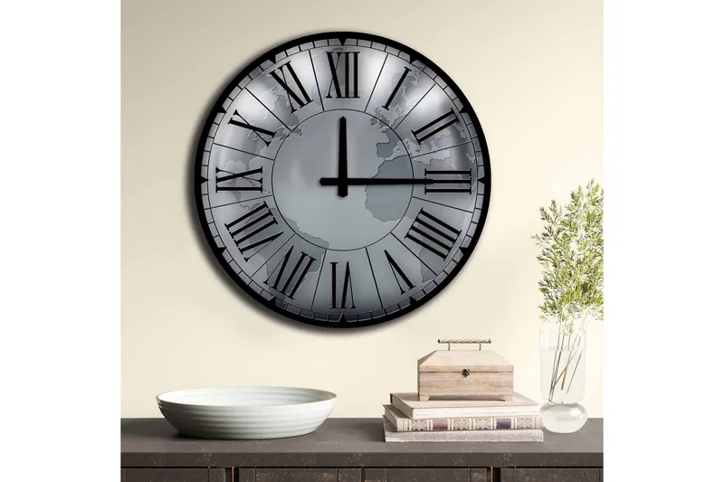 Väggdekor MDF Klocka - Inredning & dekor - Dekor & inredningsdetaljer