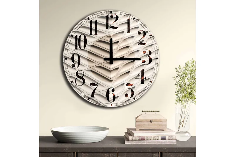 Väggdekor MDF Klocka - Inredning & dekor - Dekor & inredningsdetaljer